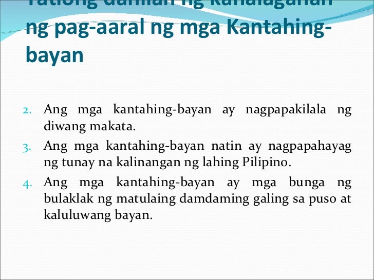 Mga Awitang Bayan