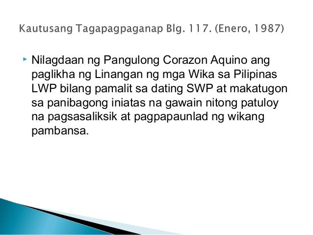 linangan ng mga wika sa pilipinas linangan ng mga wika sa pilipinas
