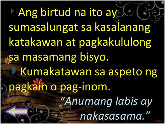 Ano Ang Ibig Sabihin Ng Birtud O Virtue