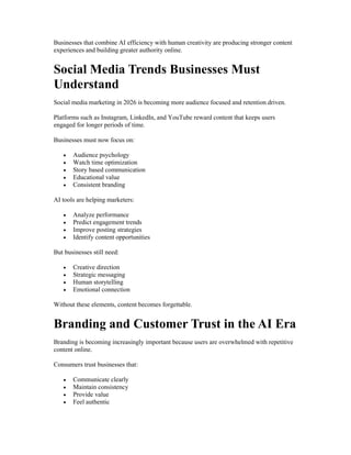 MGA Brand Buzz Guide to AI Driven Digital Marketing Growth in 2026 | PDF