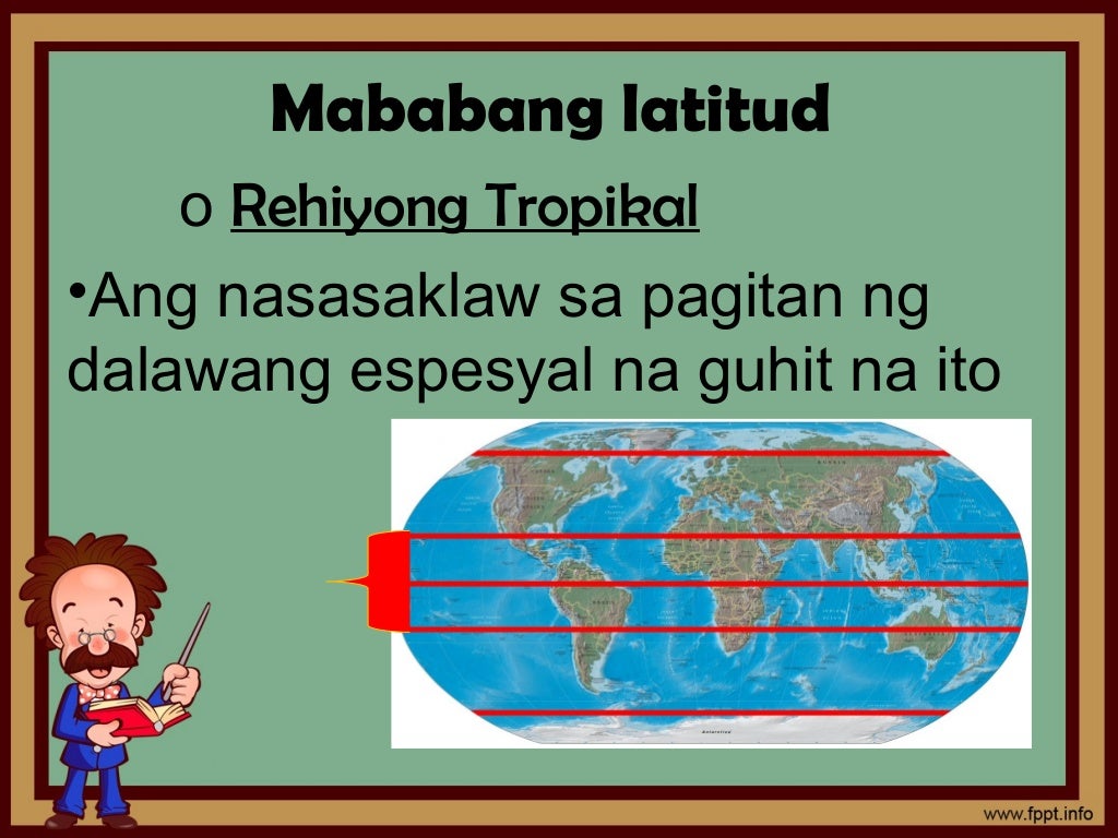 Mga espesyal na guhit latitude