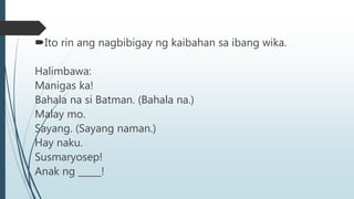 Mga gawaing pangkomunikasyon ng mga pilipino | PPTX
