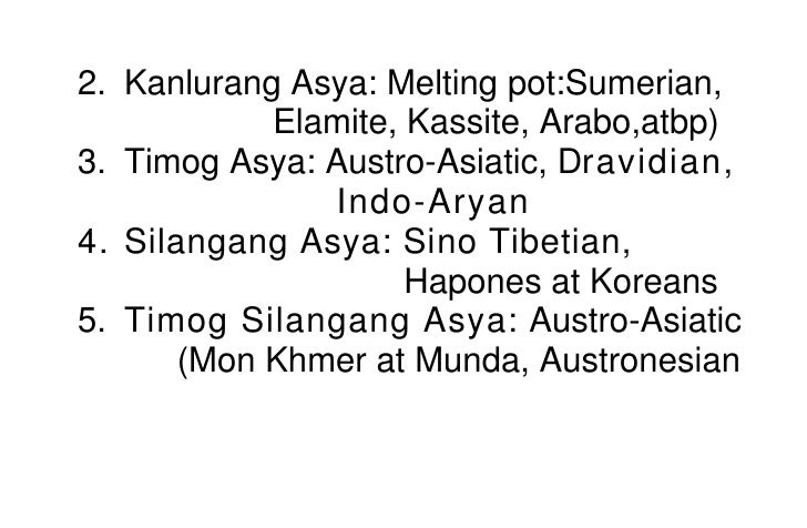 Mga Pangkat Etniko Ng Timog Silangang Asya
