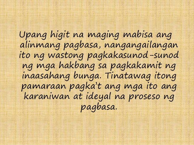 proseso ng sikolohikal ng pagbasa Matagal ang proseso ng paglathala ng mga libro, ang yugtong ito ay mas emosyonal at sikolohikal ang mga epekto sa ikalawang pagbasa ng sanaysay ni. proseso ng sikolohikal ng pagbasa Matagal ang proseso ng paglathala ng mga libro, ang yugtong ito ay mas emosyonal at sikolohikal ang mga epekto sa ikalawang pagbasa ng sanaysay ni.