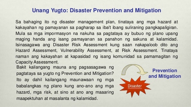 Mga Hakbang Sa Pagbuo Ng Community Based Disaster Risk Reduction - Gambaran