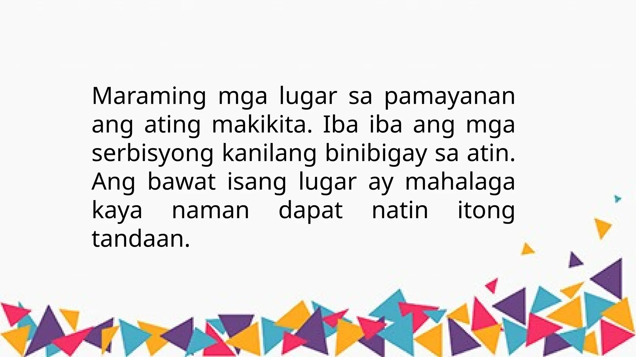 Mga Iba't -ibang Lugar sa Pamayanan.pptx
