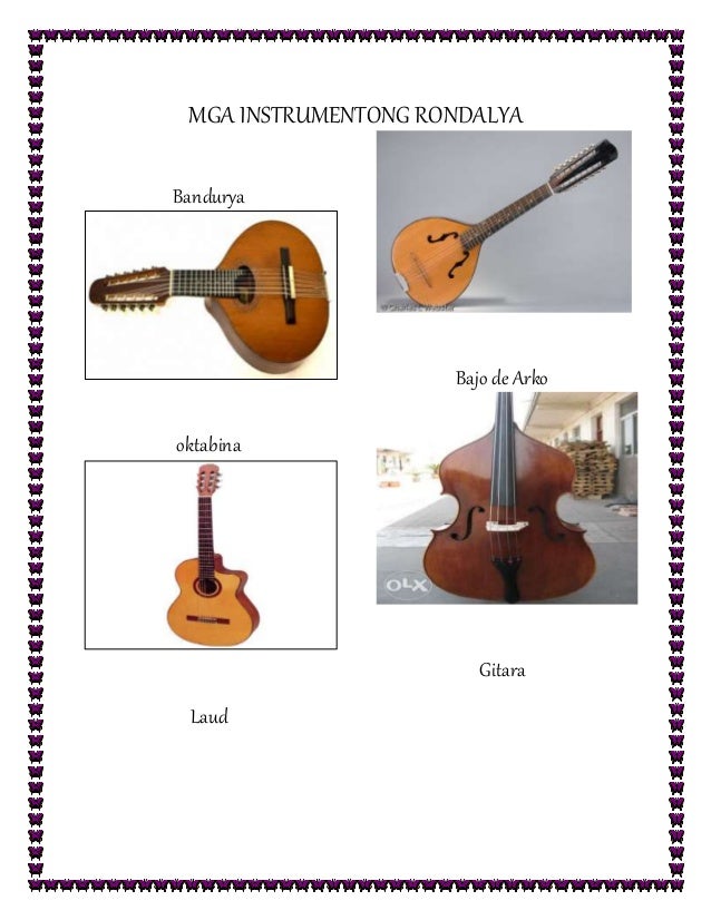 Mga Uri Ng Instrumento Mga instrumentong rondalya2