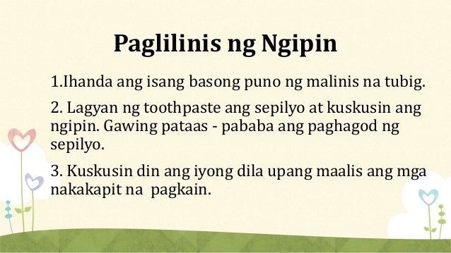 Ginagamit Sa Paglilinis Ng Katawan