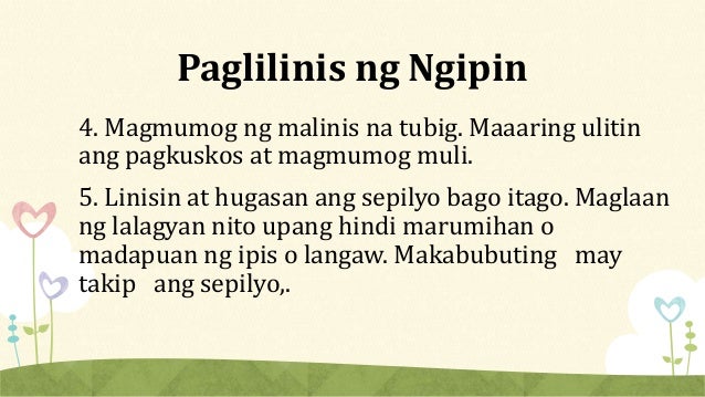 Mga kagamitan sa paglilinis at pag aayos ng katawan