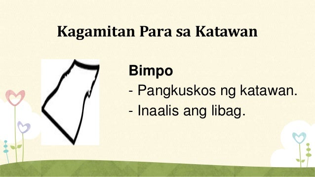 Mga kagamitan sa paglilinis at pag aayos ng katawan