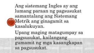 MGA KAGAMITAN SA PAGSUSUSKAT | PPTX