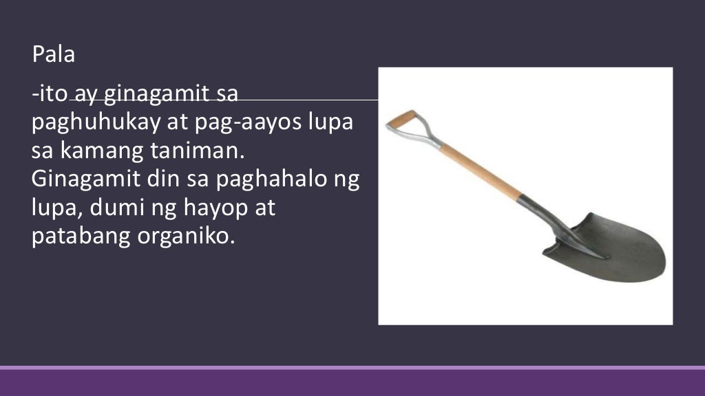 Mga kasangkapan at kagamitang kailangan sa paghahanda ng