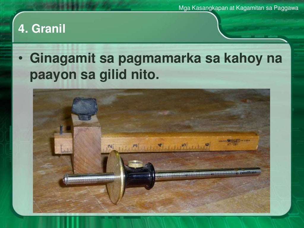 Mga Kasangkapan Sa Gawaing Kahoy Larawan - kahoy yantok