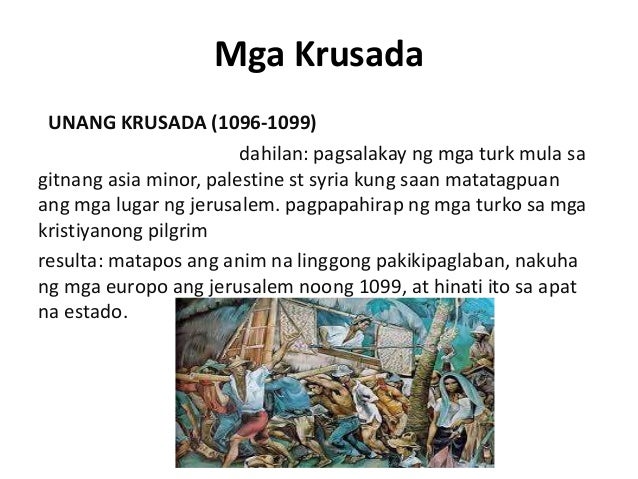 6 Ano Ang Kahalagahan Ng Krusada Sa Kasaysayan Ng Daigdig - Mobile Legends