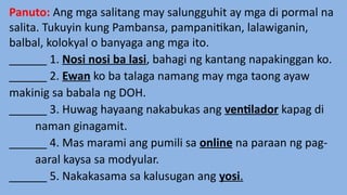 Banyaga Examples Mga Iba't ibang lingo Filipino 8 - Copy.pptx