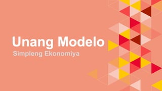 Simpleng Ekonomiya
 