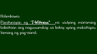 MGA PAHAYAG SA PAGBIBIGAY PATUNAY FIL 7 | PDF