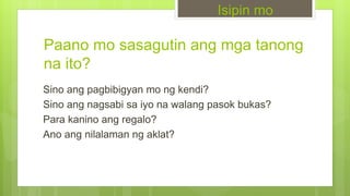mga pang ukol