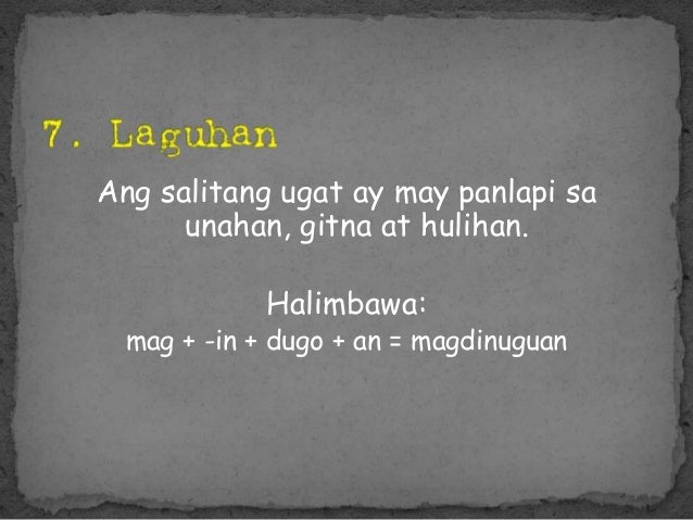 Halimbawa Ng Laguhan – Halimbawa