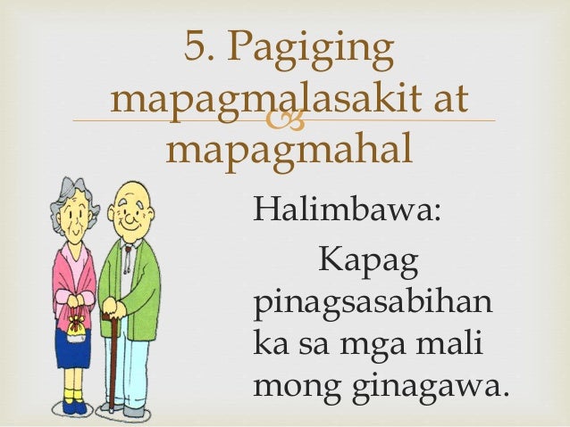 Pagpapakita Ng Pagmamahal Sa Magulang Clip Art