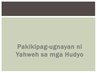 Mga Relihiyong Sumibol sa Kanlurang Asya at Judaismo | PPTX