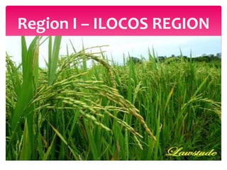 Region I – ILOCOS REGION
 