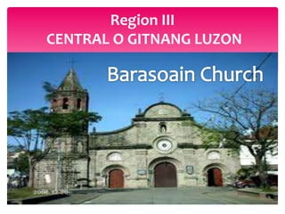 Region III
CENTRAL O GITNANG LUZON
 