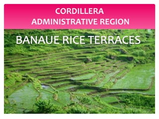 CORDILLERA
ADMINISTRATIVE REGION
 
