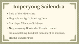 Sailendra Java Mga Sinaunang Imperyong Insular.pdf................ | PDF