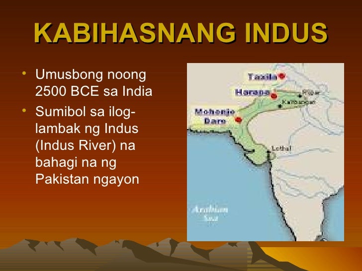 Mga sinaunang kabihasnan sa india