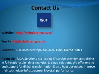 MGA Software Solutions | PPTX