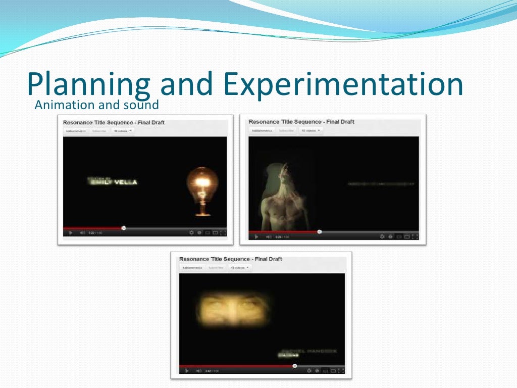 Critique presentation example picture