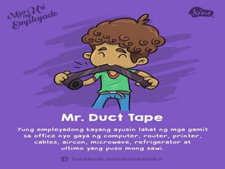 Mga uri ng empleyado