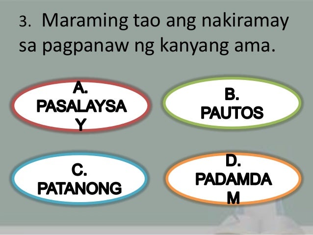Mga Uri ng Pangungusap Ayon sa Gamit (Filipino I)