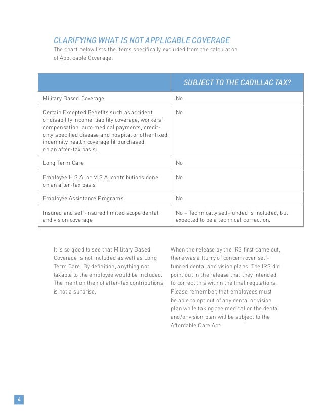 Cadillac Tax Overview