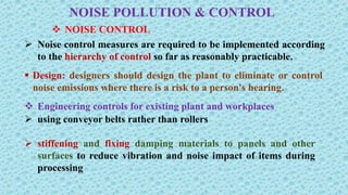 Noise Pollution and Control in Mines | PPTX