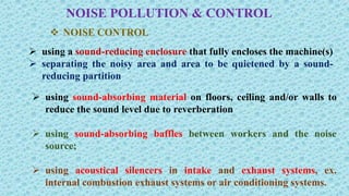 Noise Pollution and Control in Mines | PPTX