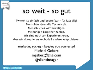 Michael Gebert Tweetakademie