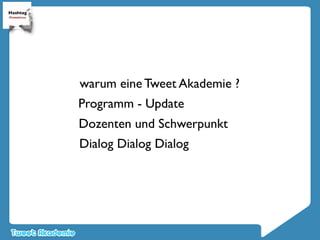 Michael Gebert Tweetakademie