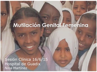 Mutilación Genital Femenina.2015