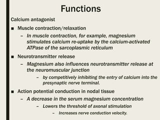 Magnesium for class | PPTX