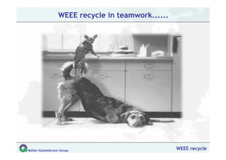 WEEE recycle in teamwork......




Müller-Guttenbrunn Group                          WEEE recycle
 