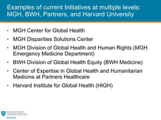 itiatives in Global Health and International Outreach at MGH Imaging | PPT