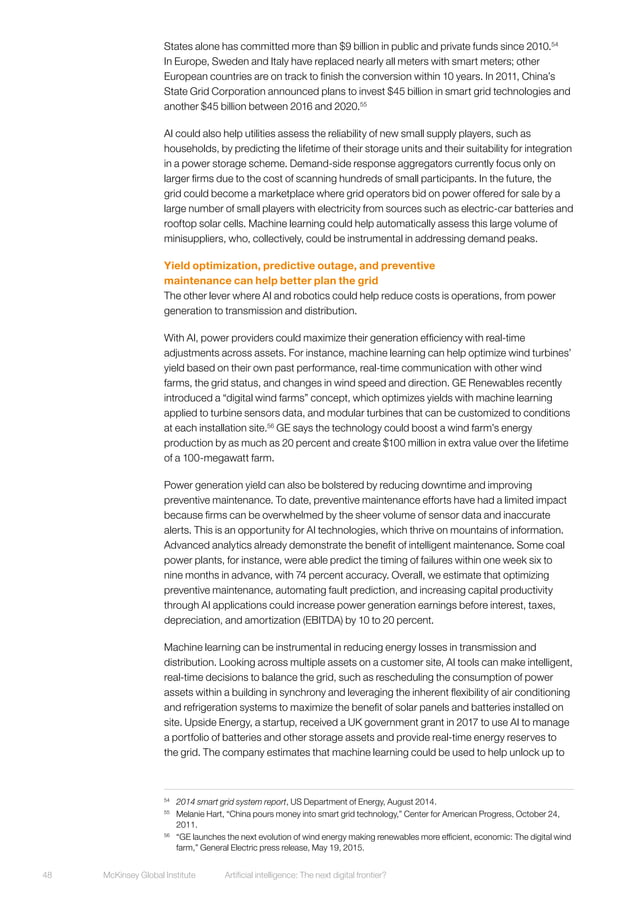 McKinsey ARTIFICIAL INTELLIGENCE THE NEXT DIGITAL FRONTIER? PDF