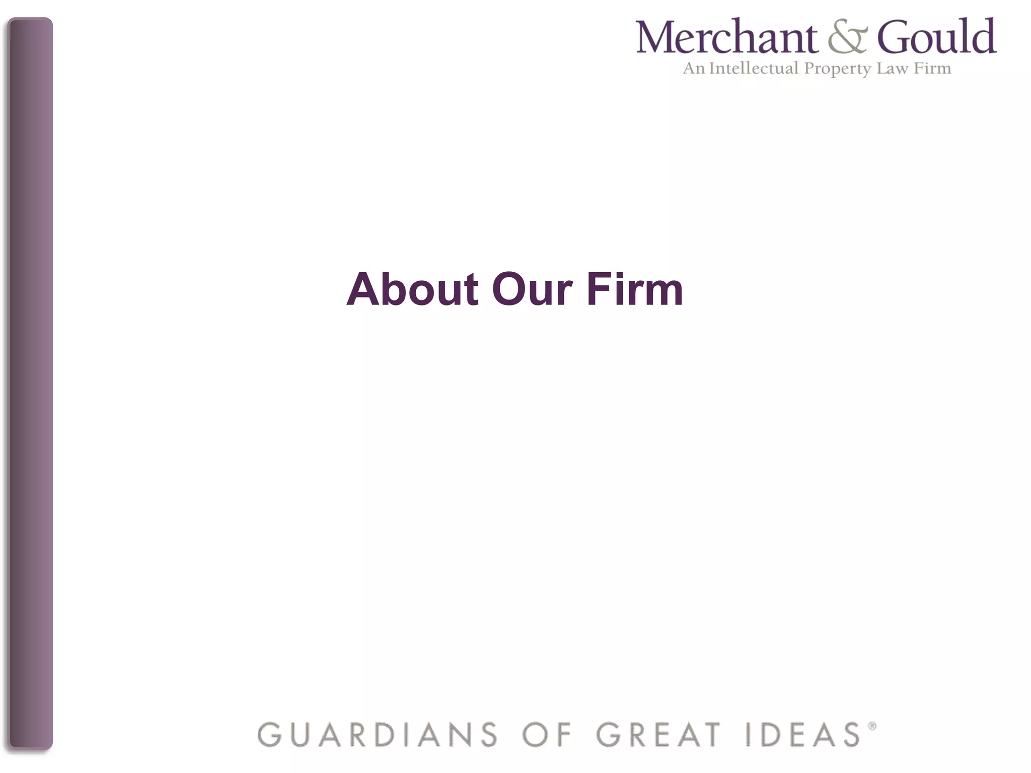 About Our Firm
 