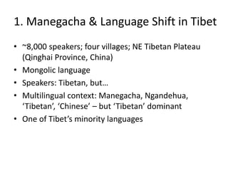 Tibetan to Tibetans, Chinese to Chinese, and Our Language Amongst ...
