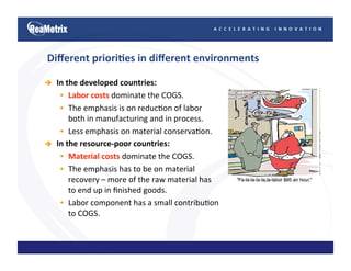 Towards  Indigenously  Developed,   Locally  Relevant, Affordable  Diagnosics 