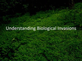 Understanding Biological Invasions
 