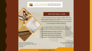 MG Kraft Paper in UAE