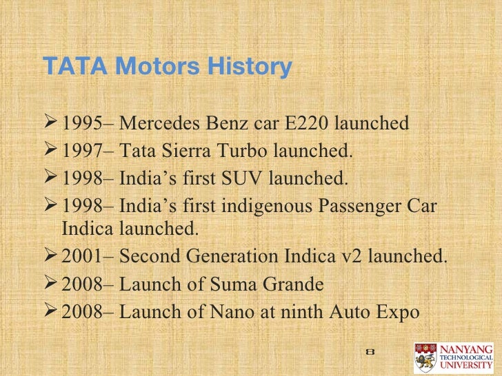 Globalization of TATA Motors